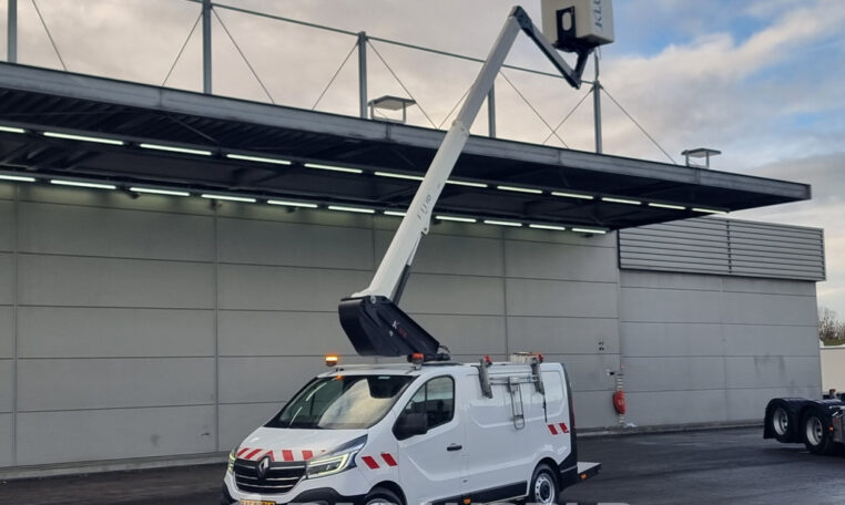 4meter werkhoogte Hoogwerker Euro6 Nacelle Arbeitsbühne 5m3 Airco Cruise control